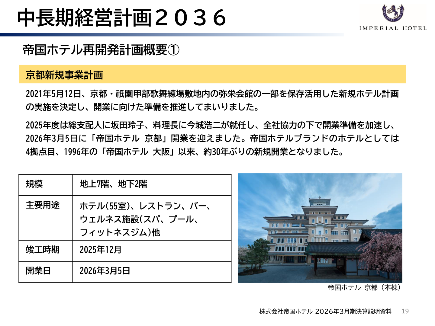帝国ホテル 京都(本棟)