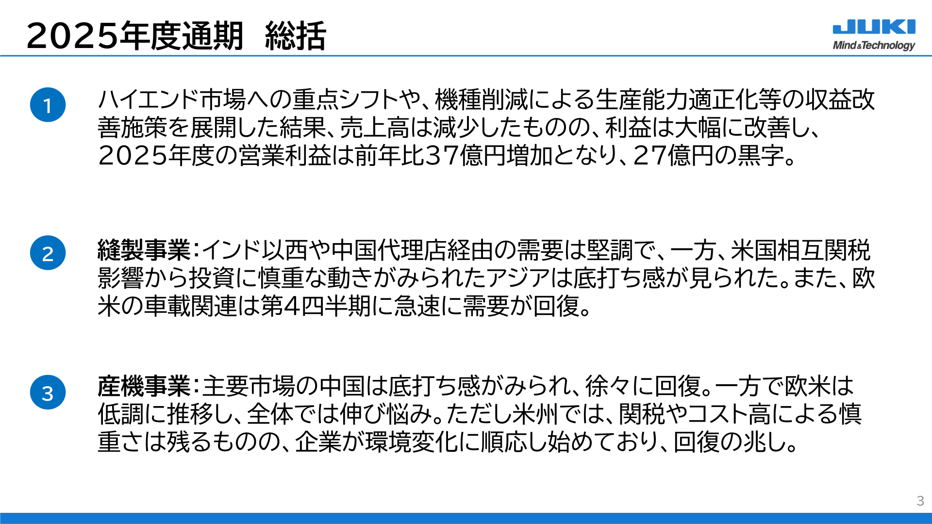 2025年度通期総括