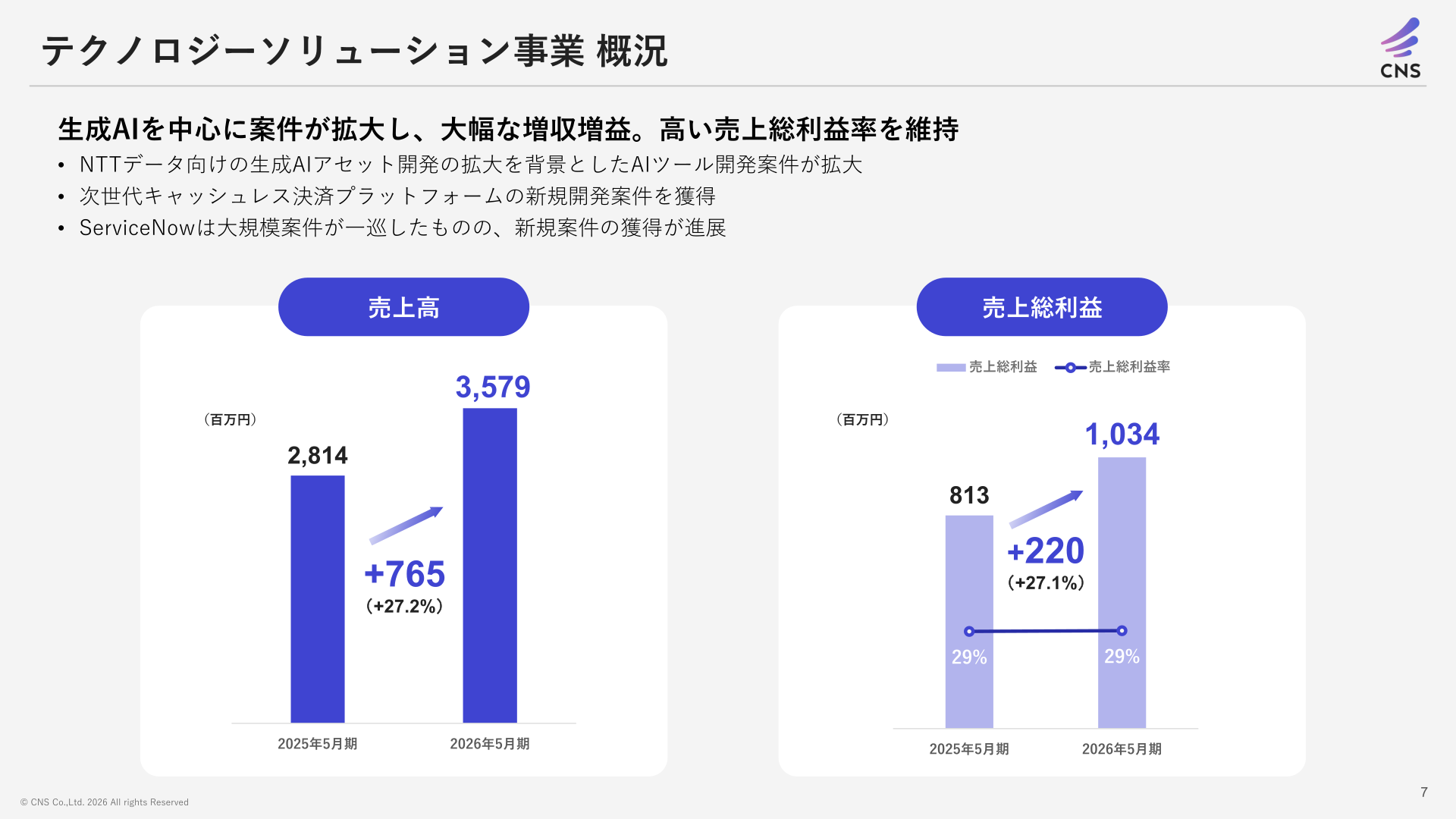 テクノロジーソリューション事業 概況