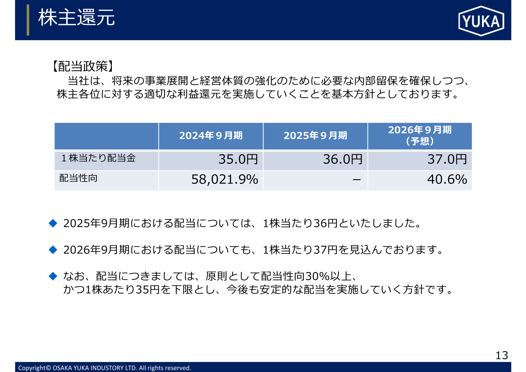 株主還元