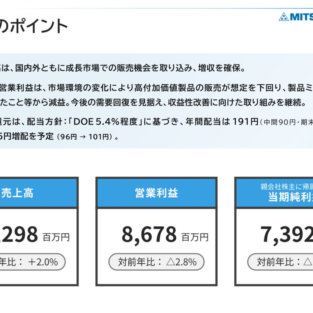 三ツ星ベルト、2026年3月期は増収も営業利益は減益　配当は5円増配へ