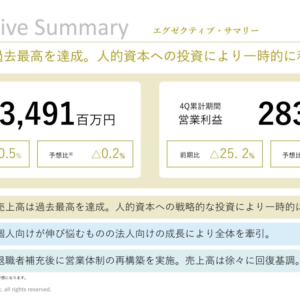 ビズメイツ、2025年12月期は売上高が過去最高　人件費増加により営業利益は25.2%減